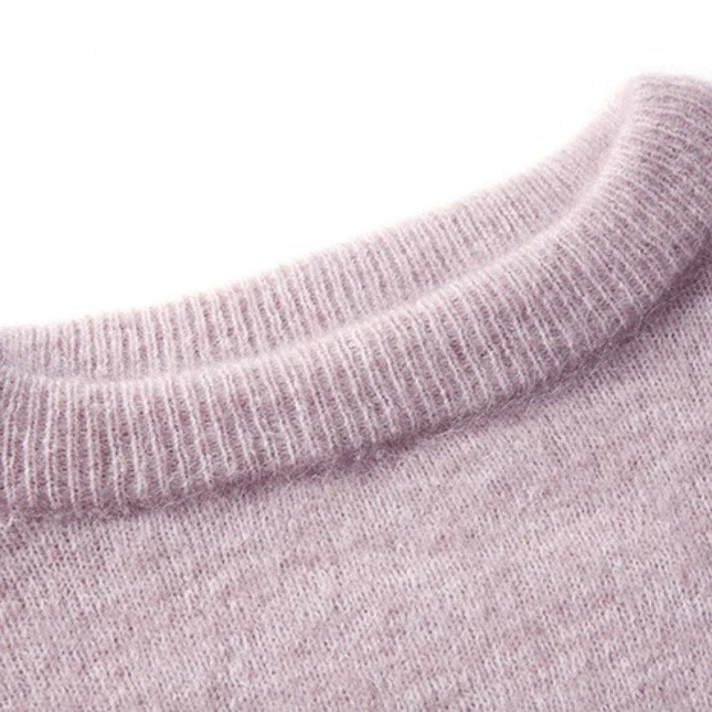 Soft Pink Women's Crewneck Sweater - Picture 4 of 12